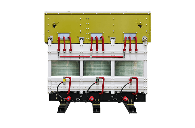 Four-quadrant phase-shifting rectifier transformer for a regenerative medium voltage drive