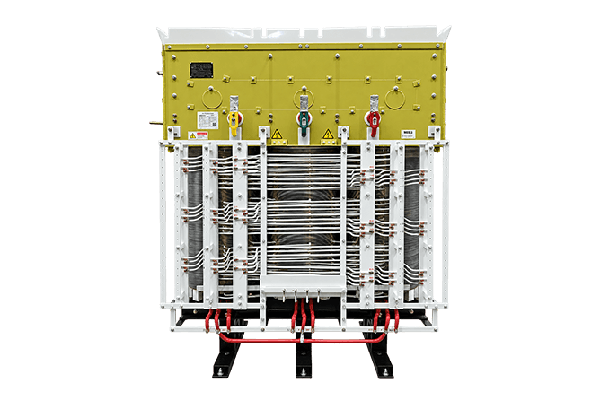 Multi-winding phase-shifting rectifier transformer for a medium voltage variable frequency drive
