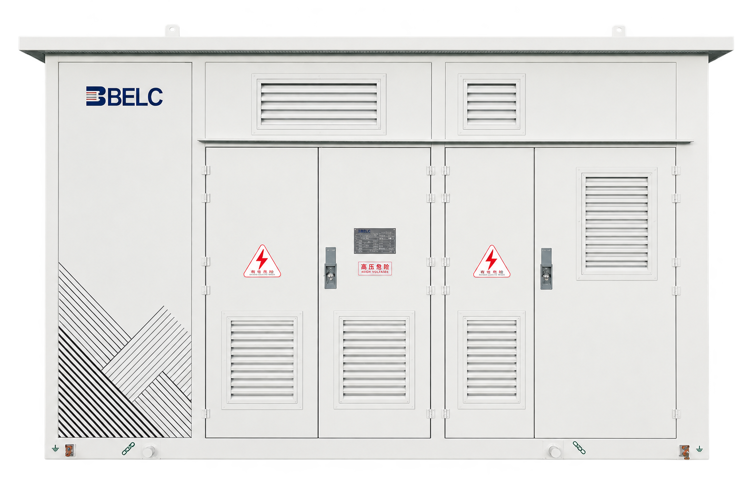 Integrated heavy-duty EV charging substation with a phase-shifting rectifier transformer